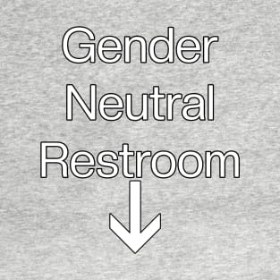 gender neutral restroom butt T-Shirt